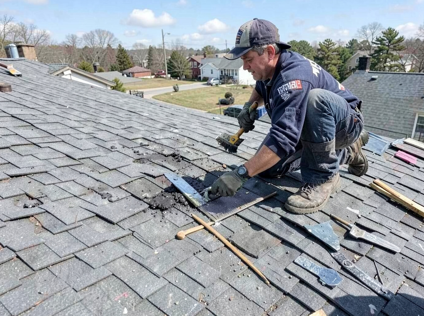 Hail Damage Roof Repair in Conway, AR